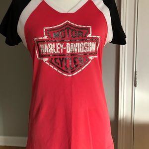 Excellent condition Harley Davidson Top. Sz M EUC